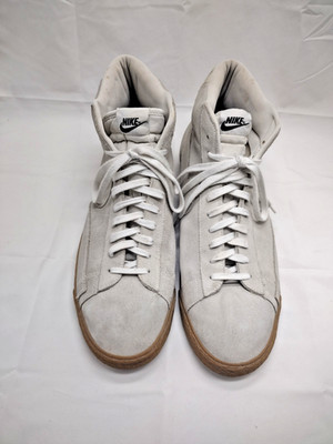 Nike Blazer Men's Sz 15 Suede Off White Gum Mid Top Athletic Sneakers 429988-103