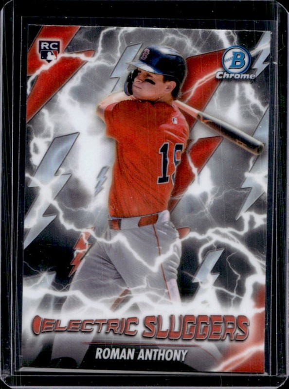 2026 Bowman Roman Anthony Electric Sluggers Chrome RC Rookie #ES-16 Red Sox