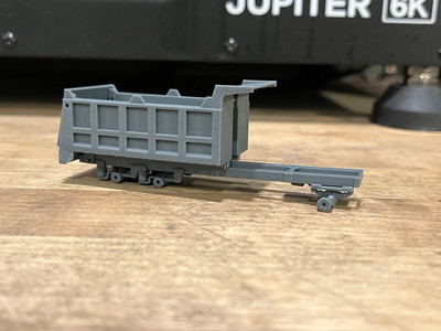 Dump Body And Truck Frame KIT HO 1:87 Resin 3D Printed Truck Custom