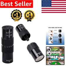 All-in-One Billiard Cue Tool: Scuffer, Shaper, Joint Protector for Enhanced Play
