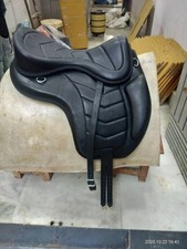 Leather Freemax Treeless Horse Saddle Seat, Available in 3 Colors 7 Sizes