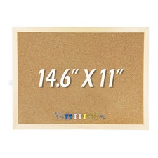 14.6 inches x 11 inches Frame Cork Board for Bulletin Board, Home Decor, Offi...