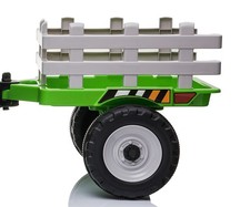 Rimorchio per Trattore, Rimorchietto con 2 Ruote Asse Singolo