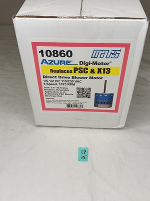 #ad Mars 10860 Azure Condenser Fan Motor 1 5 1 2 HP $189.05