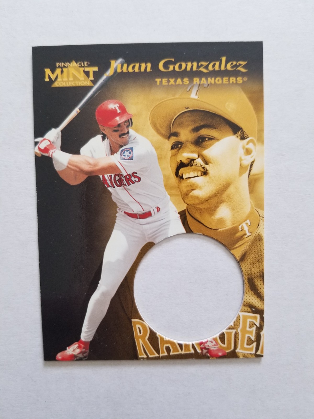 1997 Pinnacle Mint Bronze #6 Die-Cut Juan Gonzalez