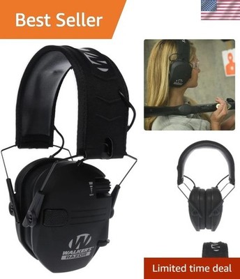 Razor Slim Electronic Earmuffs: Ultra Low-Profile Hearing Protection & Sound ...
