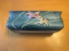 Roseville pottery 1393-8 Green Zephyr lily window box planter
