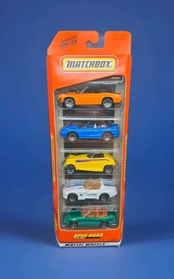1999 Matchbox 5 Pack Open Road Camaro SS 396 Mustang Cobra Viper Benz Prowler