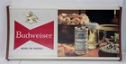 J-408 VINTAGE 1980'S KING OF BEERS BUDWEISER WALL SIGN 35.5X16X3