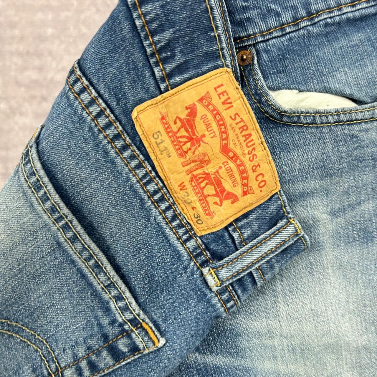 Levi's Shorts Levi 511 Cut Off Denim Jort Shorts Men's 30 thumbnail 3