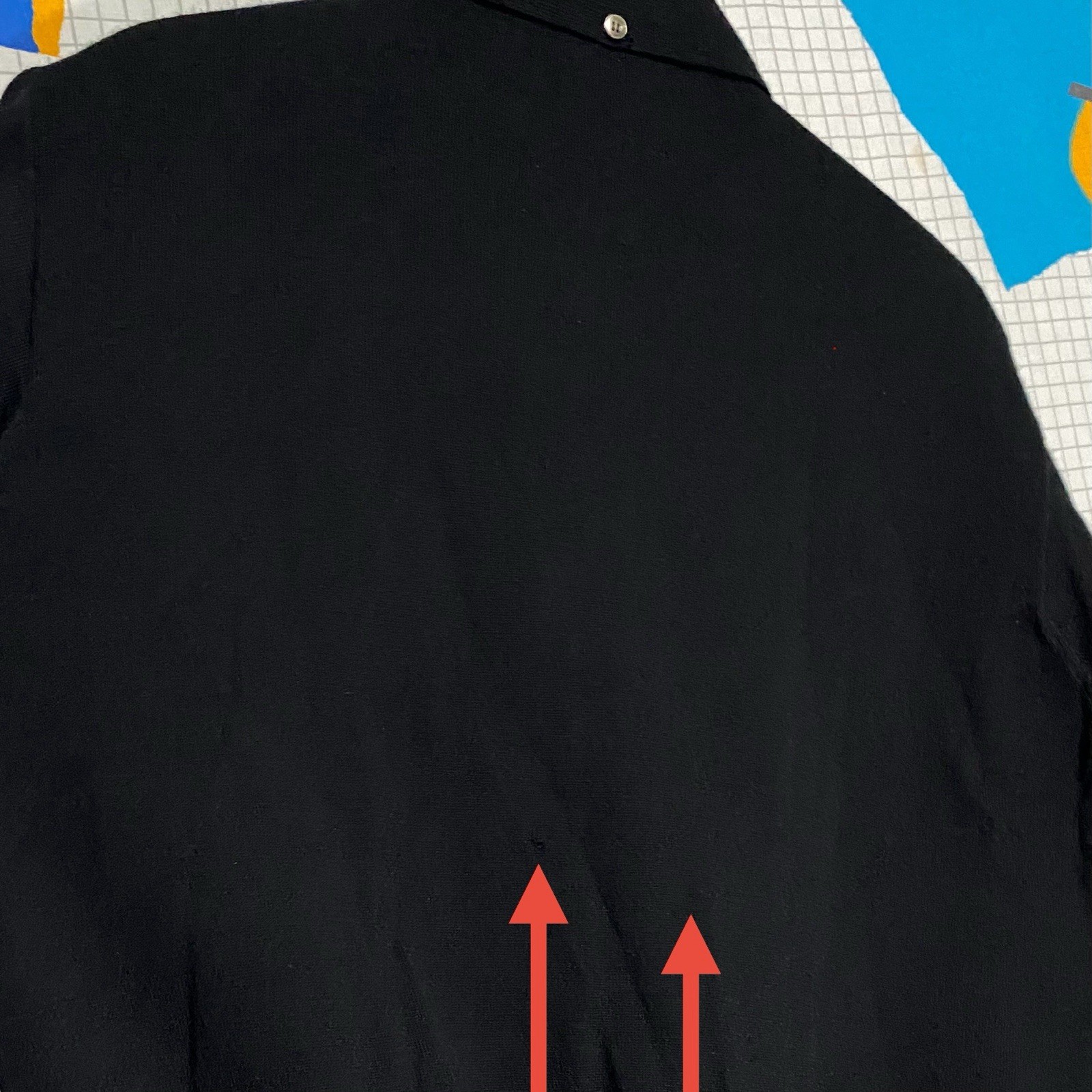 Vintage 50s Damon Wool Cardigan Striped Sweater 60s Loop Collar Rockabilly Italy