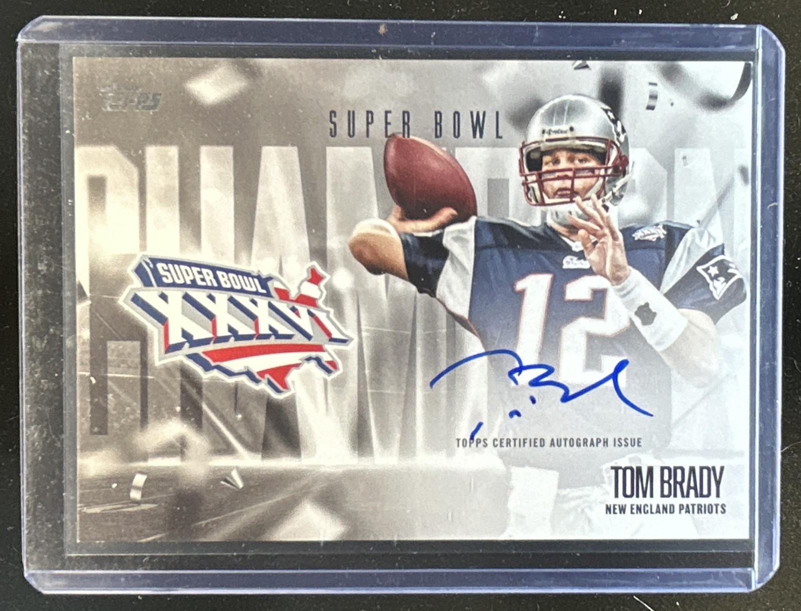 2026 Topps Tom Brady Super Bowl Champion Signatures Auto #SBCS-TBRA Patriots view 1