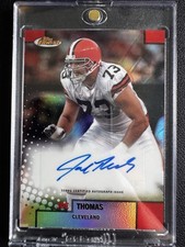 2024 Topps Finest Flashback Auto Joe Thomas #FBA-JTH Refractor 