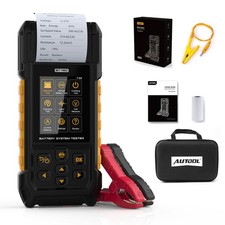 KFZ Batteriepr&uuml;fer Auto Batterietester mit Drucker 6V 12V 24V 36V 48V 60V 72V