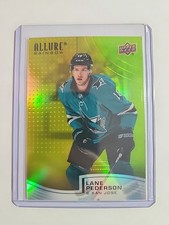 2021-22 Upper Deck Allure Rainbow Yellow Green Lane Pederson #R-47 