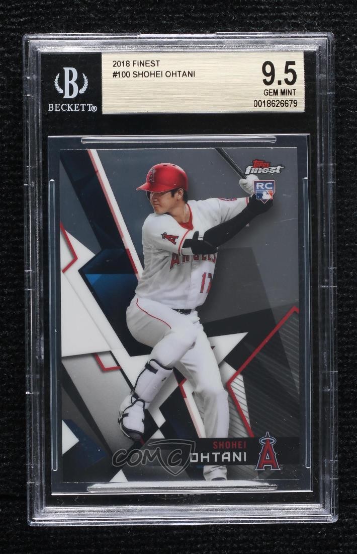 2018 Topps Finest Shohei Ohtani #100 BGS 9.5 GEM MINT bp8