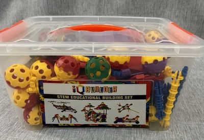 iQ Builder STEM Building Set Kids Educational Construction Toy w/ Case