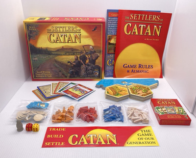 THE SETTLERS OF CATAN Board Game 3061 - Mayfair Games (2012) - COMPLETE & VGC