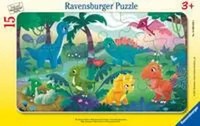 Kinderpuzzle 15 Teile - Die Kleinen Dinos | Spiel | Rahmenpuzzle | Puzzle | 2024