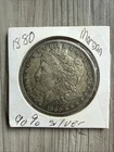 1880 Silver Morgan Dollar Coin 90% Silver