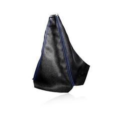 Car Shift Knob Dust Cover, Leather Manual/Automatic Gear Shifter Black  Blue