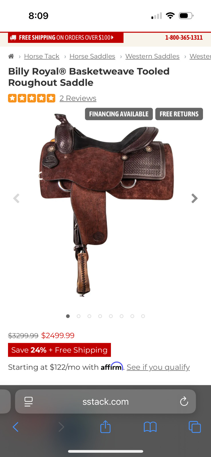 Billy Royal Show/Work Ranch saddle