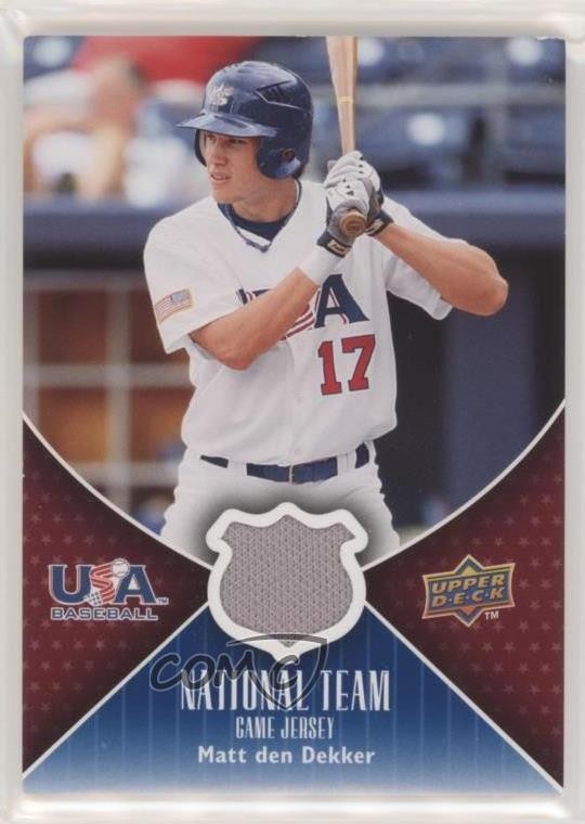 2009 Upper Deck USA National Team Game Jersey Matt den Dekker #USA-MD 0q7