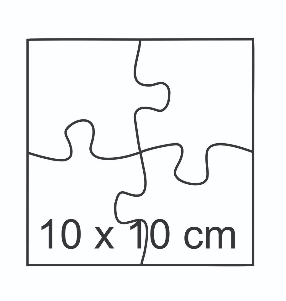 Jigsaw Puzzle MDF Laser Cut Craft Blanks in Various Sizes - Image 3 of 4