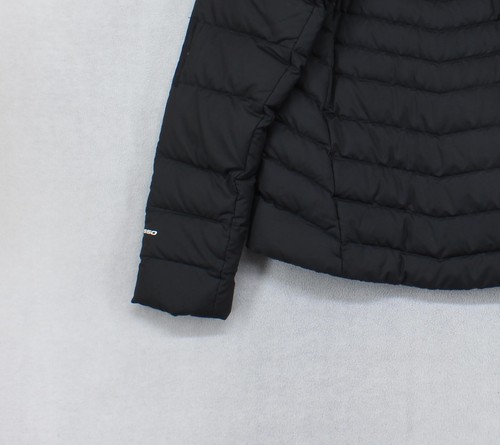 North Face 550 Down Quilted Jacket Mens Size S Black Hooded Winter Insulated - Picture 13 of 15