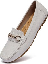 Women's Business Loafers Work Casual Flats Shoes Lightweight Penny PU...