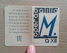 ONB Card Tessera Il Balilla A.XIII