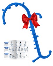 Cubetoou Back and Neck Massager for Pain Relief Deep Tissue, Upgraded A-blue