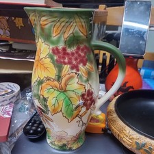 Vintage rosslyn sylvaC  jug hand painted 26 cm