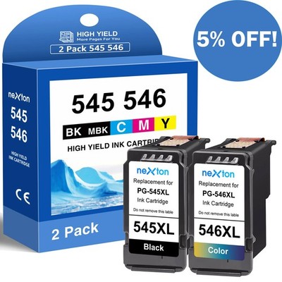 Druckerpatronen PG-545 XL CL-546 XL für Canon Pixma TS3150 TS3450 TR4550 MX495