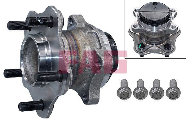 Schaeffler FAG 713 6330 10 Radlager Satz Radlagersatz Hinten Passend FüR Nissan-image