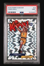 Lonzo Ball 2017-18 Panini KABOOM! SSP Rookie Card RC Los Angeles Lakers PSA 9
