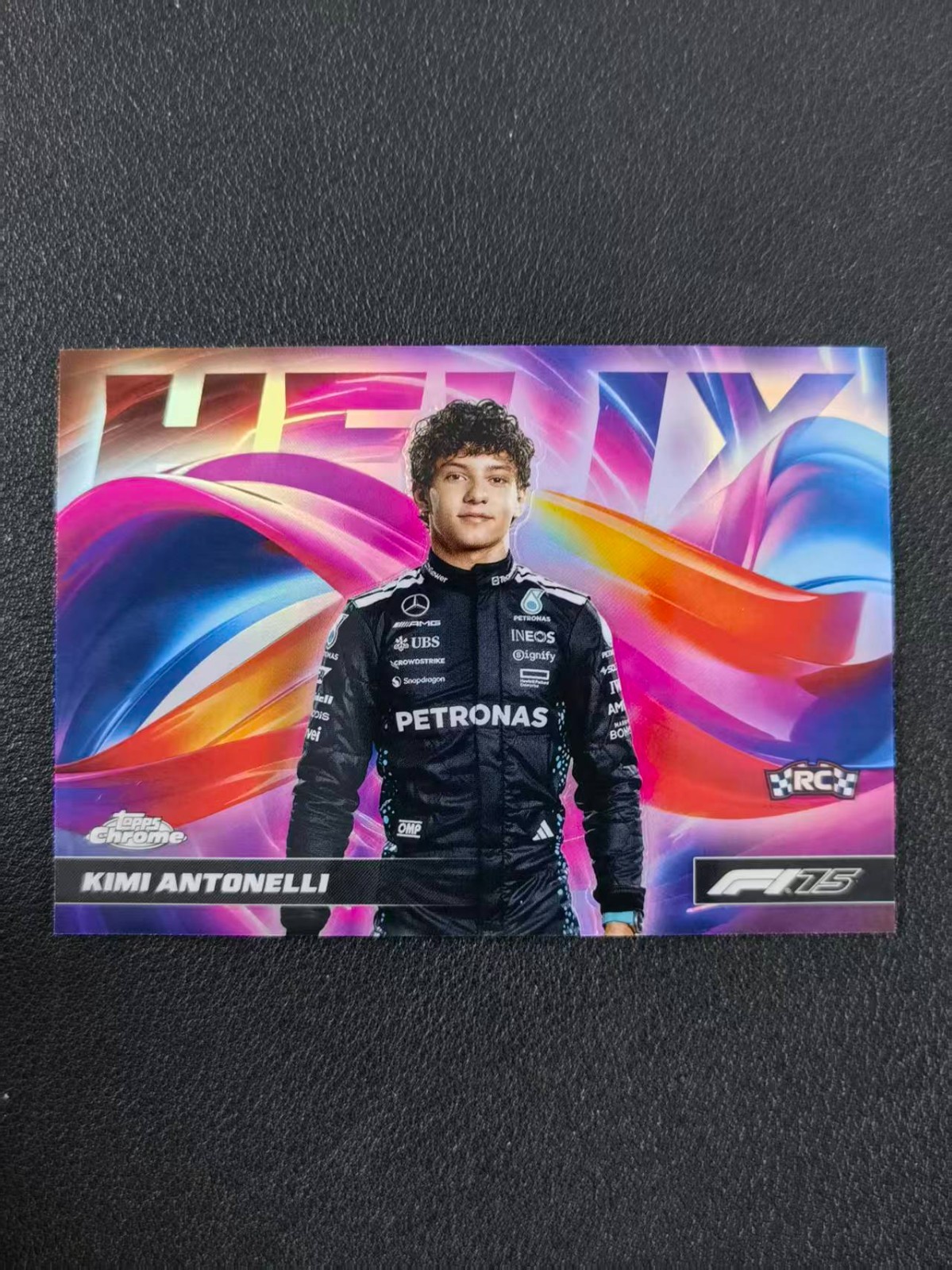 2025 Topps Chrome Formula 1 F1 Kimi Antonelli RC Helix SSP #HLX-8 MOMO