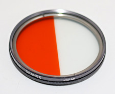 Vivitar 49mm Half-chrome Orange Effect Camera Lens Filter - New