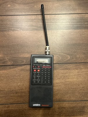 Uniden Bearcat BC 70XLT Handheld Scanner/Case/Earphone No Battery