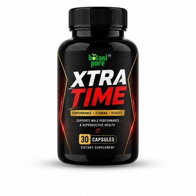 XTRA TIME Gold 30 Caps - Men s Stamina Vitality Energy Booster Supplement