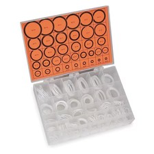 Backup Ring Asst, Ptfe, 325 Pcs, 36 Sizes,  1Rgz7