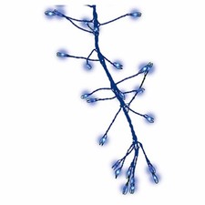 Micro Big Seed Cluster LED Light Set,Blue Wire,Blue Twinkle,216-Ct. - MICB-BL-21