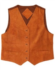 S.Oliver Womens Suede Waistcoat IT 40 Small B...
