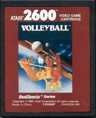 Atari 2600 Spiel - Real Sports Volleyball #Redlabel Modul