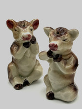 Vintage 1950s Unbranded Precocious Cow salt a...