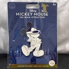 Disney 50th Mickey Mouse The Main Attraction January Space Mountain Pin 1/12