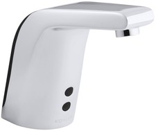 KOHLER Sculpted Single-Hole Touchless DC-Powered Bathroom Sink Faucet Insight