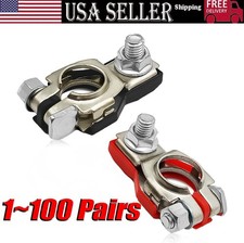 Battery Terminal Connector Top Post Positive Negative Heavy Duty Universal Lot Battery Terminal Connector Top Post Positive Negative Heavy Duty Universal Lot