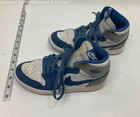 Nike Boys Shoes Air Jordan 1 Retro High OG True Blue White Grey Leather — photo 4