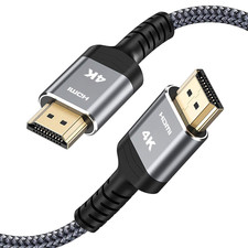 High-Speed 25 FT HDMI Cable, 18Gbps 2.0 Braided HDMI Cord, 4K HDR, HDR10, HDC...